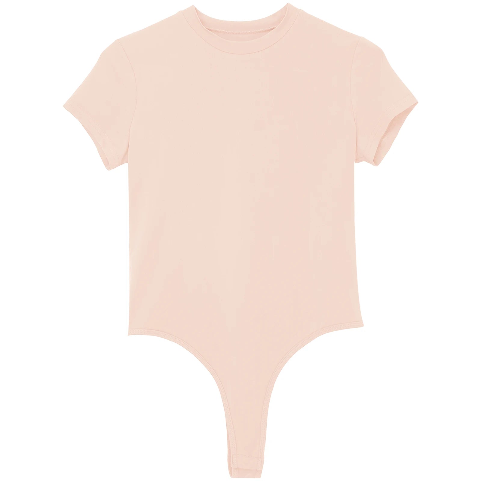 flat lay of Pink Afters Bodysuit - pridevoyageshop.com - gay men's lingerie, bodywear, fetish wear