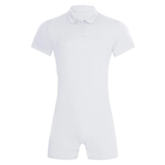 flat lay of White Handler Singlet - pridevoyageshop.com - gay men's lingerie, bodywear, fetish wear
