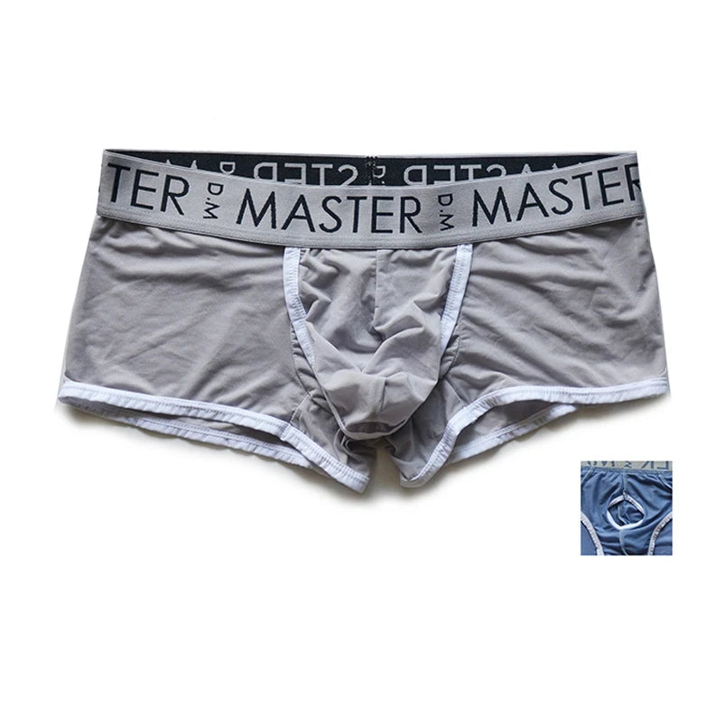 gray DM See Me Boxer Briefs - pridevoyageshop.com - gay men’s thongs, boxers, briefs and jockstraps
