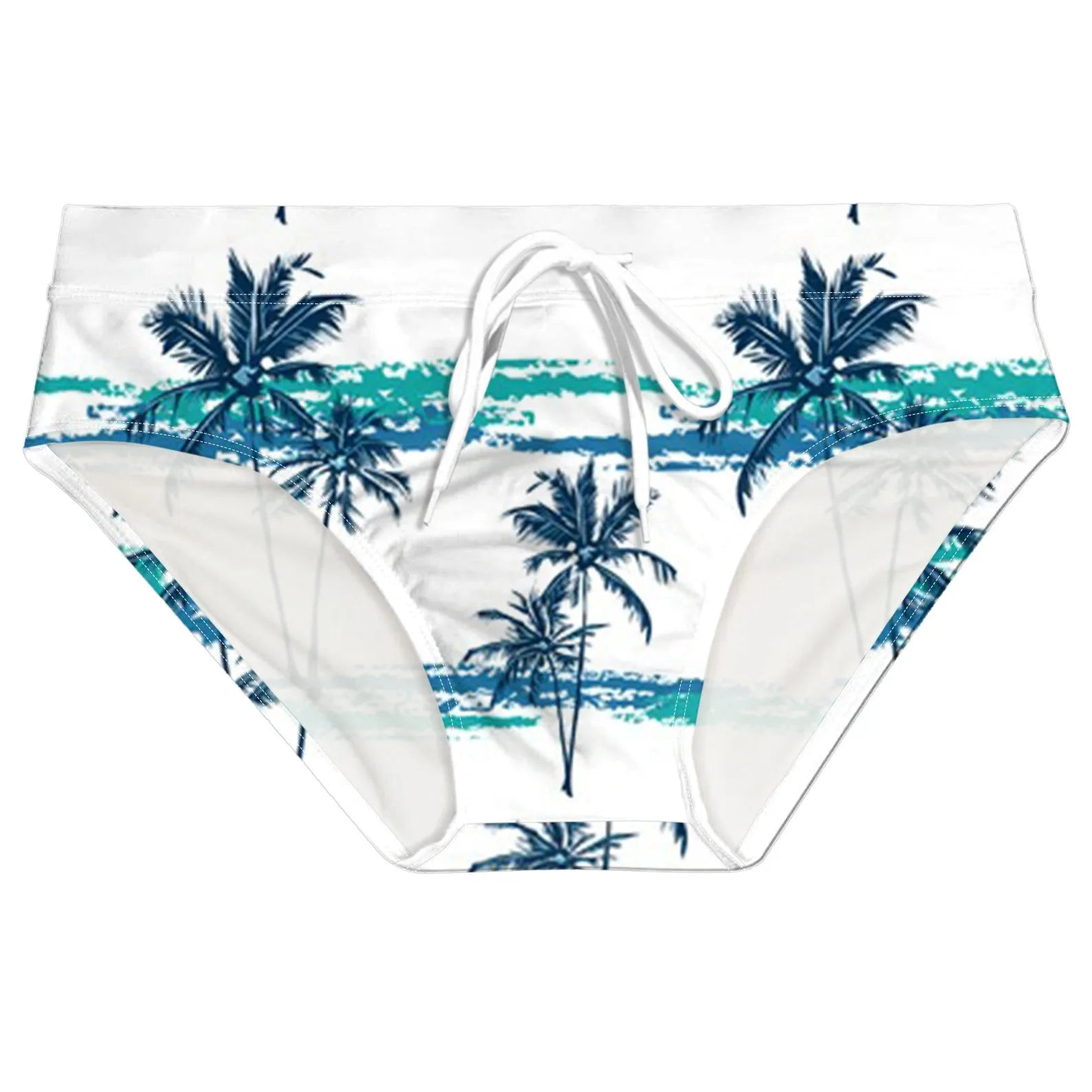 navy Men’s Wet Tropics Swim Briefs - pridevoyageshop.com - gay men’s sexy swim briefs, trunks, board shorts, and bikinis