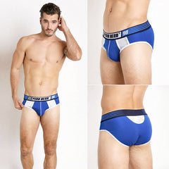 a hot gay man in Men's 98' Mesh Brief 5-Pack - pridevoyageshop.com - gay men’s underwear and swimwear