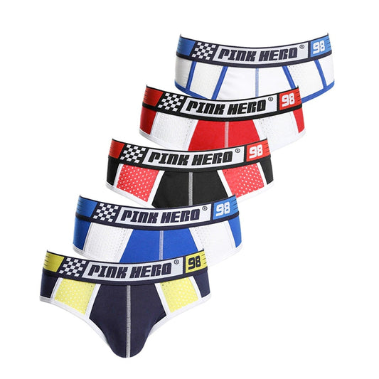 Men's 98' Mesh Brief 5-Pack - pridevoyageshop.com - gay men’s underwear and swimwear
