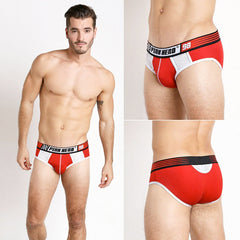 a hot gay man in Men's 98' Mesh Brief 5-Pack - pridevoyageshop.com - gay men’s underwear and swimwear