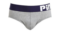 gray Pink Hero Wide Band Briefs - pridevoyageshop.com - gay men’s underwear and swimwear