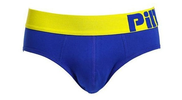 Royal Blue Pink Hero Wide Band Briefs - pridevoyageshop.com - gay men’s underwear and swimwear