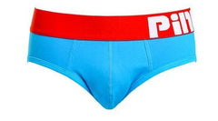 Light blue Pink Hero Wide Band Briefs - pridevoyageshop.com - gay men’s underwear and swimwear