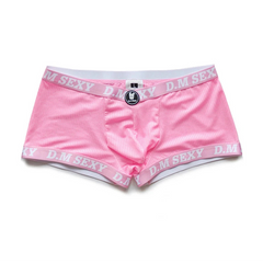 pink D.M SEXY Mesh Boxers - pridevoyageshop.com - gay men’s thongs, boxers, briefs and jockstraps