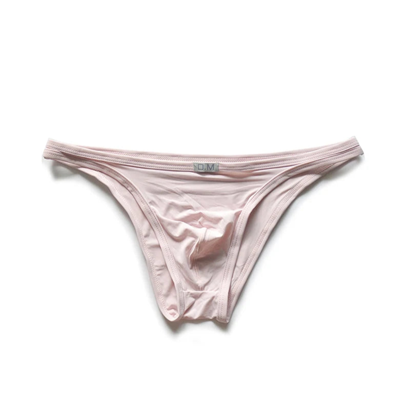 pink DM Men’s “Sissy Skinny” Ice Silk Brief - pridevoyageshop.com - gay men’s thongs, boxers, briefs and jockstraps