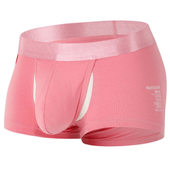 pink Men’s Peek-a-Bulge Mesh Pouch Boxers - pridevoyageshop.com - gay men’s thongs, boxers, briefs and jockstraps