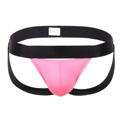 pink Men’s Silky Shine Jockstrap - pridevoyageshop.com - gay men’s thongs, boxers, briefs and jockstraps
