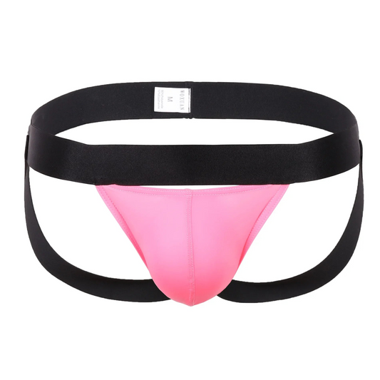 pink Men’s Silky Shine Jockstrap - pridevoyageshop.com - gay men’s thongs, boxers, briefs and jockstraps
