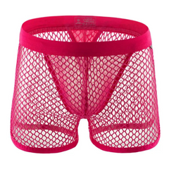 pink Mesh Daddy Boxers - pridevoyageshop.com - gay men’s thongs, boxers, briefs and jockstraps