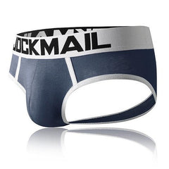 gray Jockmail Gay Backless Briefs | Gay Mens Underwear- pridevoyageshop.com - gay men’s underwear and swimwear