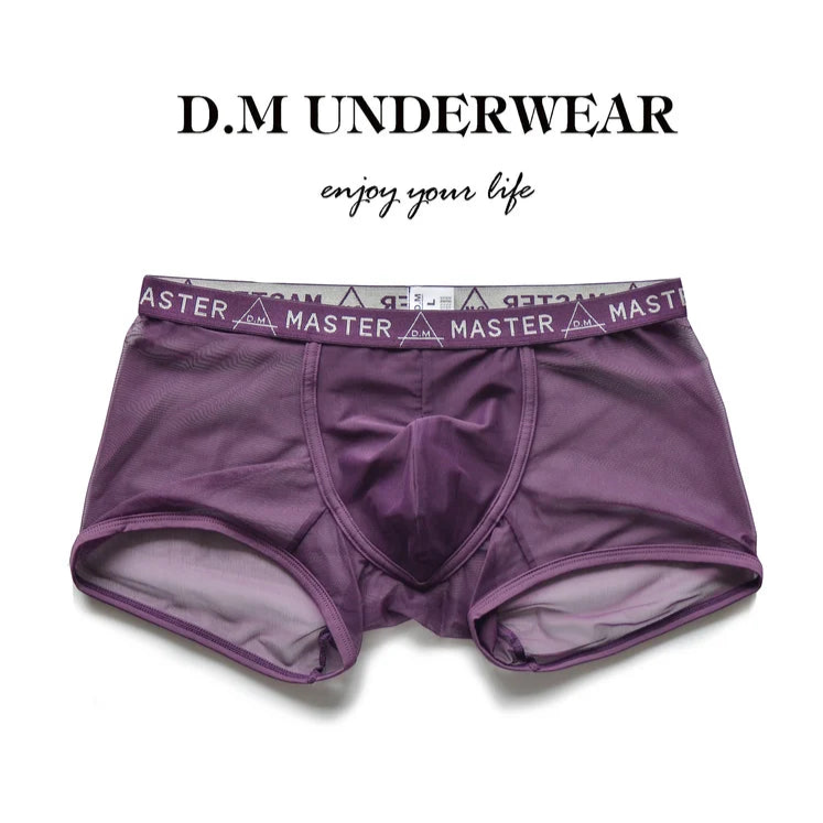 purple DM Peepshow Master Boxer Briefs - pridevoyageshop.com - gay men’s thongs, boxers, briefs and jockstraps