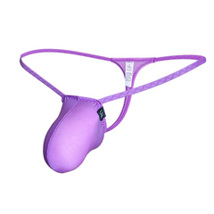 purple Men’s Silk Ultra-Flex Bulge Thong - pridevoyageshop.com - gay men’s thongs, boxers, briefs and jockstraps