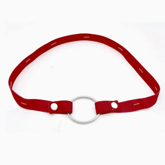 red Anti-Off Submission Strap – Chastity Cage Securing Belt from Pridevoyageshop