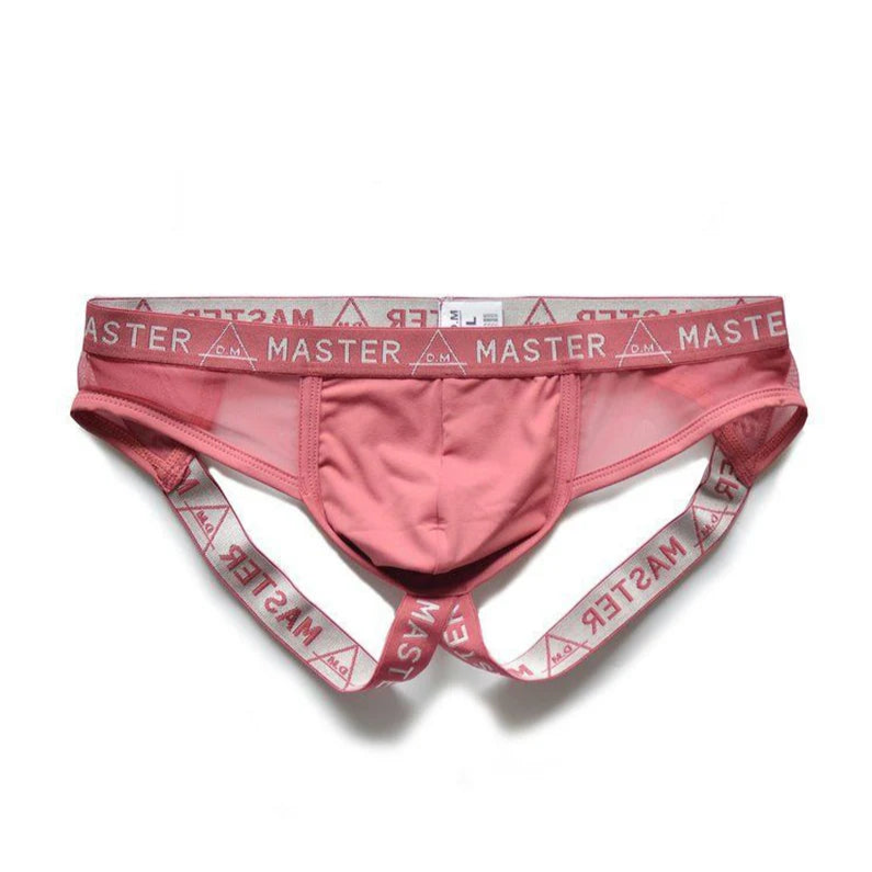 red DM Men’s Master Mesh Jockstrap - pridevoyageshop.com - gay men’s thongs, boxers, briefs and jockstraps