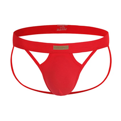red Men’s KarenSpace Cutout Jockstrap - pridevoyageshop.com - gay men’s thongs, boxers, briefs and jockstraps