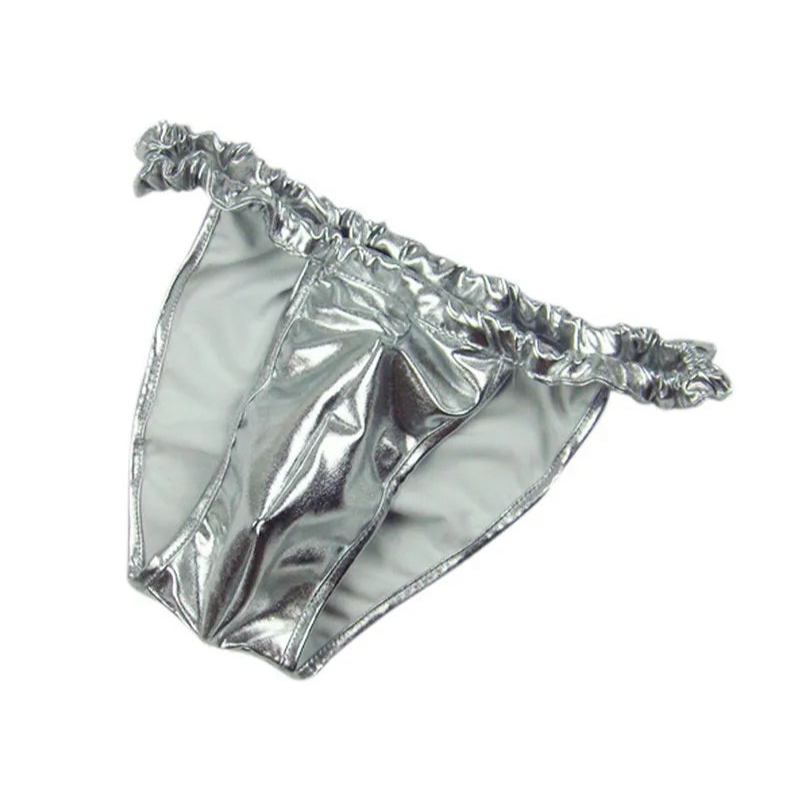 silver Men’s Ruffle Royale Kink Thong - pridevoyageshop.com - gay men’s thongs, boxers, briefs and jockstraps