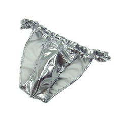 silver Men’s Ruffle Royale Kink Thong - pridevoyageshop.com - gay men’s thongs, boxers, briefs and jockstraps