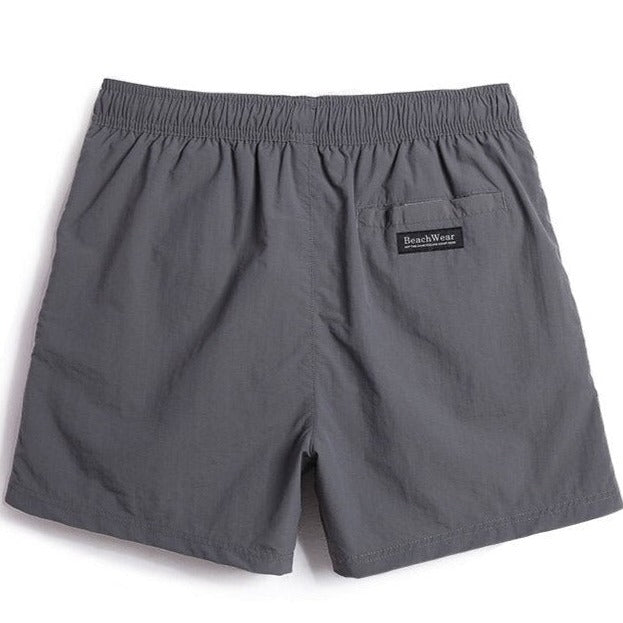 gray Boardwalk Breeze Board Shorts - pridevoyageshop.com - gay men’s underwear and swimwear