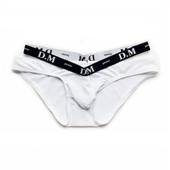 white DM Men’s Bulge-Boost Low-Rise Brief - pridevoyageshop.com - gay men’s thongs, boxers, briefs and jockstraps