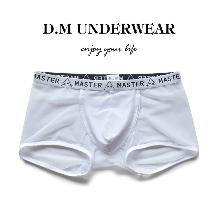white DM Peepshow Master Boxer Briefs - pridevoyageshop.com - gay men’s thongs, boxers, briefs and jockstraps