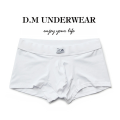 white DM Pure Bulge Boxers - pridevoyageshop.com - gay men’s thongs, boxers, briefs and jockstraps