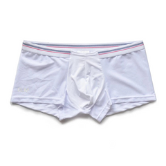 white Sinfully Sheer Boxer - pridevoyageshop.com - gay men’s thongs, boxers, briefs and jockstraps