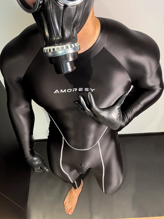 a sexy gay man in sexy spandex suit from Pridevoyageshop