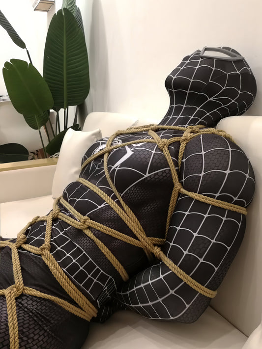 Gay man in sexy spandex exploring kinks and fetishes
