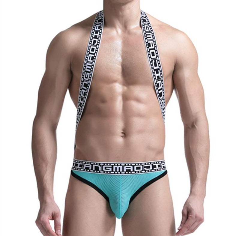 hot gay man in Sky blue Gay Jockstraps: Mesh Jockstrap & Jockstrap Fetish- pridevoyageshop.com - gay men’s underwear and swimwear