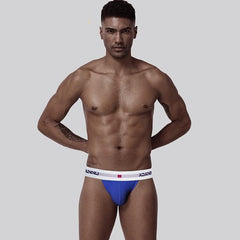 hot gay in blue Classic Cotton Jockstraps for Men & Jock Straps for Gay Men