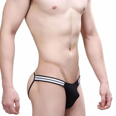 hot gay man in black Gay Jockstraps: Strapless Jockstrap & Gay Men Jockstraps- pridevoyageshop.com - gay men’s underwear and swimwear