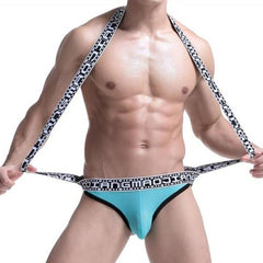 hot gay man in Sky blue Gay Jockstraps: Mesh Jockstrap & Jockstrap Fetish- pridevoyageshop.com - gay men’s underwear and swimwear