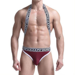 hot gay man in Burgundy Gay Jockstraps: Mesh Jockstrap & Jockstrap Fetish- pridevoyageshop.com - gay men’s underwear and swimwear