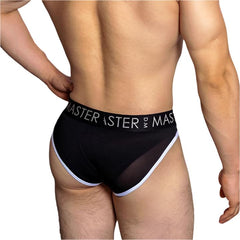a hot man in black DM Mesh Master Briefs - pridevoyageshop.com - gay men’s thongs, boxers, briefs and jockstraps