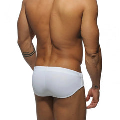 Blue + White Gay Men's Racing Swim Briefs - pridevoyageshop.com - gay men’s underwear and swimwear