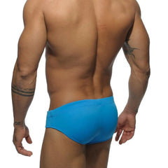 Orange + Blue Gay Men's Racing Swim Briefs - pridevoyageshop.com - gay men’s underwear and swimwear