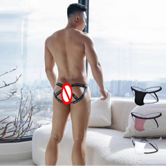 A sexy man in Men’s X-Strap Jock Thong - pridevoyageshop.com - gay men’s thongs, boxers, briefs and jockstraps