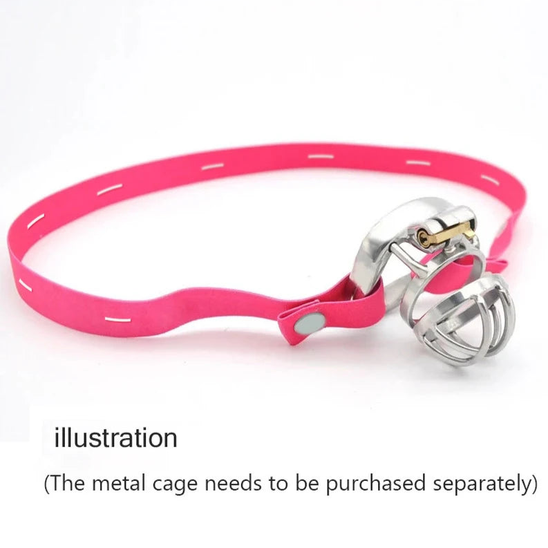 Anti-Off Submission Strap – Chastity Cage Securing Belt from Pridevoyageshop