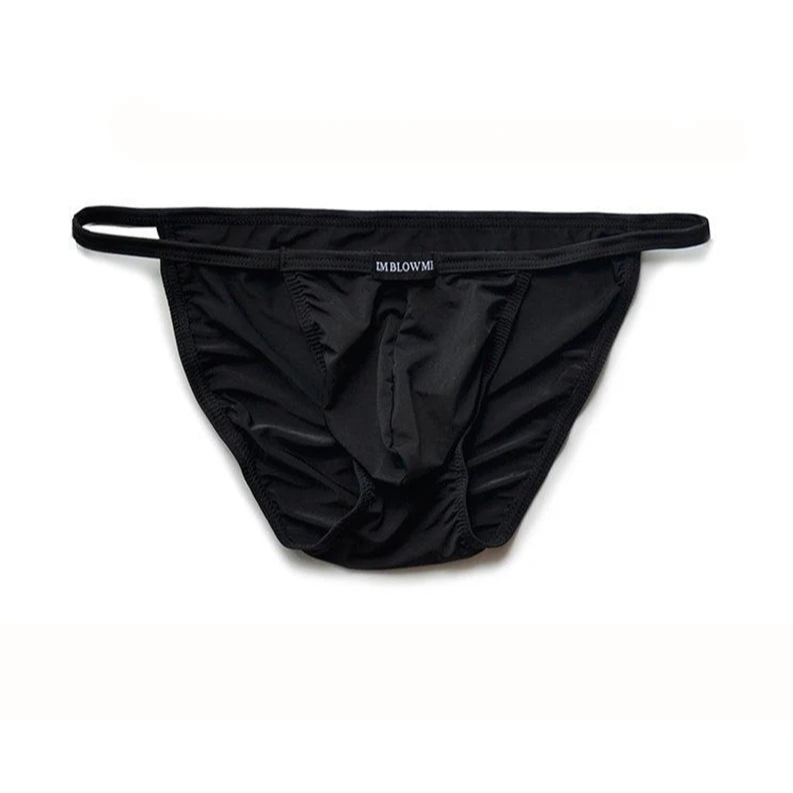 Black DM Men’s Blow Me Side-String Brief - pridevoyageshop.com - gay men’s thongs, boxers, briefs and jockstraps