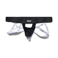 Black DM Men’s Fuck Multi-Strap Jockstrap - pridevoyageshop.com - gay men’s thongs, boxers, briefs and jockstraps