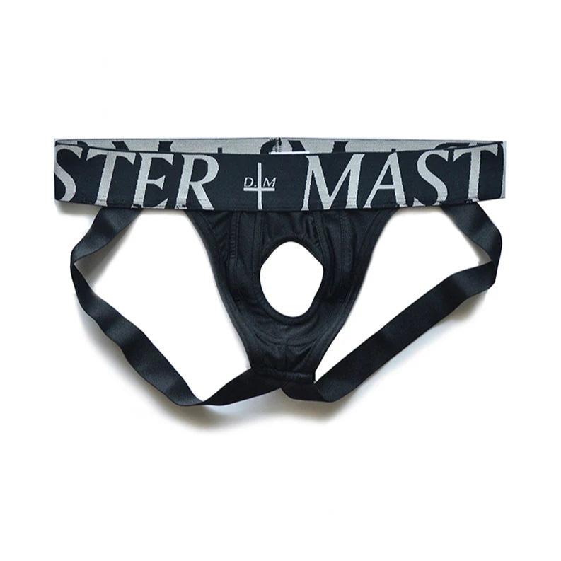 Black DM Men’s Master Cock Ring Jockstrap - pridevoyageshop.com - gay men’s thongs, boxers, briefs and jockstraps