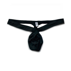 Black DM Men’s Twist Tease Thong - pridevoyageshop.com - gay men’s thongs, boxers, briefs and jockstraps