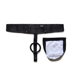 Black Men’s D.M. Detachable Pouch Cock Ring Mesh Thong - pridevoyageshop.com - gay men’s thongs, boxers, briefs and jockstraps