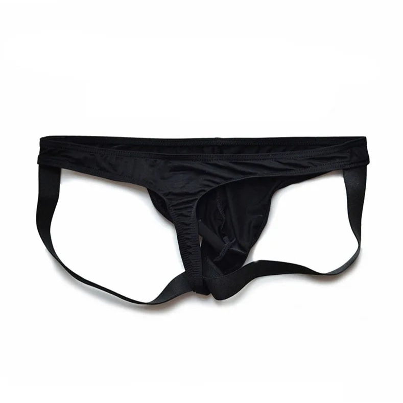 Black Men’s D.M. Fun Star Jockstrap - pridevoyageshop.com - gay men’s thongs, boxers, briefs and jockstraps