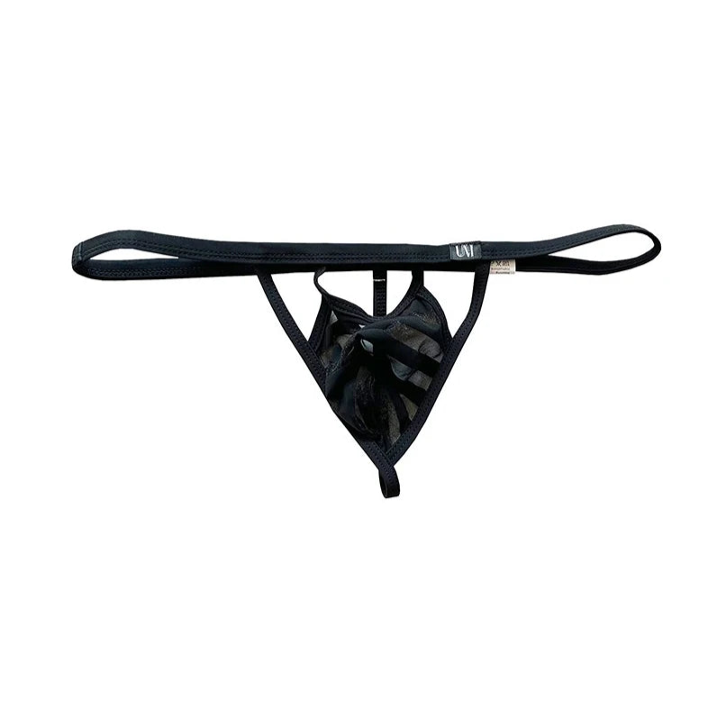 Black Men's Mesh 'n' Mischief Thongs - pridevoyageshop.com - gay men’s thongs, boxers, briefs and jockstraps