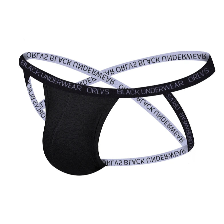Black Men’s X-Strap Jock Thong - pridevoyageshop.com - gay men’s thongs, boxers, briefs and jockstr