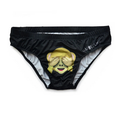Black Monkey DM Men’s Cheeky Critters & Fruit Print Brief - pridevoyageshop.com - gay men’s thongs, boxers, briefs and jockstraps